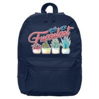 What the Fucculent Succulent Fanatic Plant Collector 16 in Basic Backpack