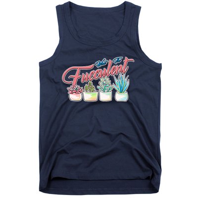 What the Fucculent Succulent Fanatic Plant Collector Tank Top