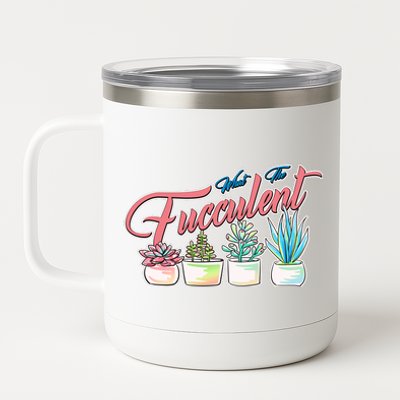 What the Fucculent Succulent Fanatic Plant Collector 12 oz Stainless Steel Tumbler Cup