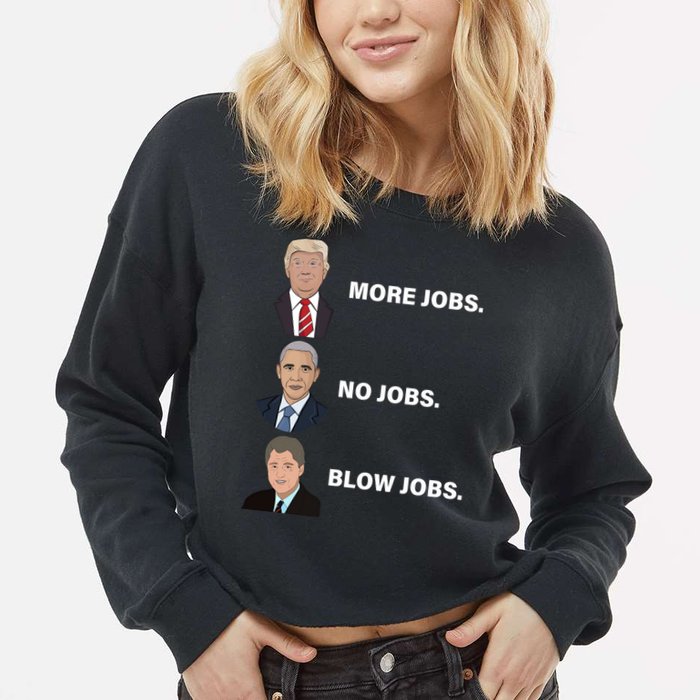 What The Presidents Have Given Us Cropped Pullover Crew