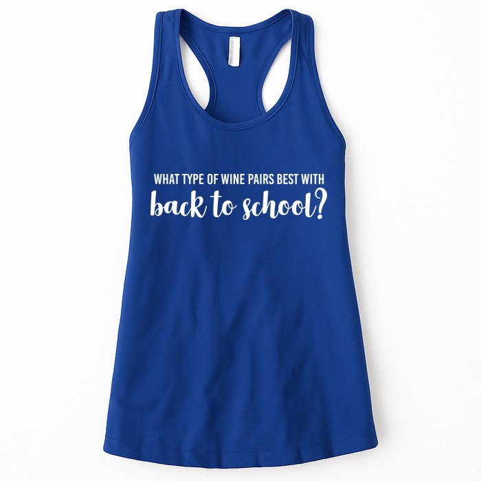 What Type Of Wine Pairs Best With Back To School Womens Tank Top
