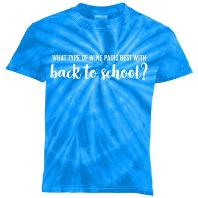 What Type Of Wine Pairs Best With Back To School Kids Tie-Dye T-Shirt