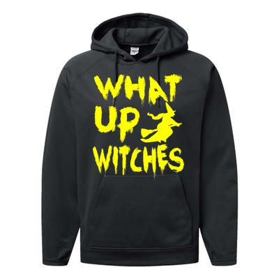 What Up Witches Performance Fleece Hoodie