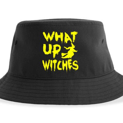 What Up Witches Sustainable Bucket Hat