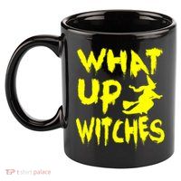 What Up Witches 11oz C Handle Ceramic Mug