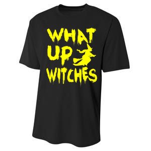 What Up Witches Performance Sprint T-Shirt