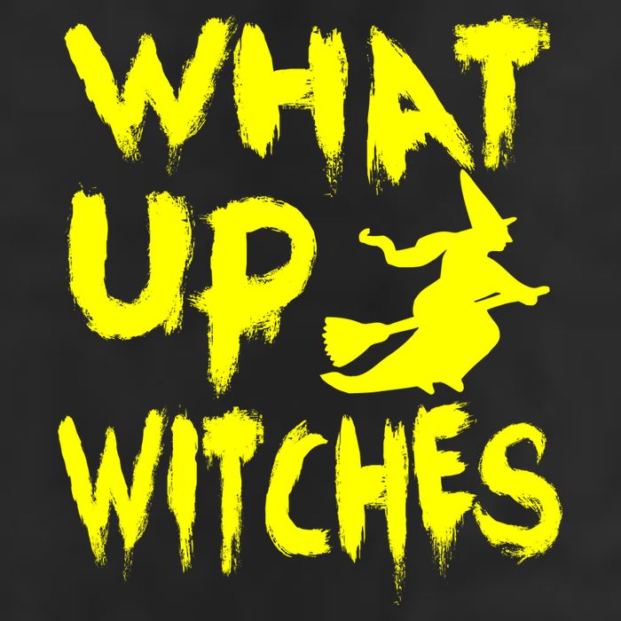 What Up Witches Golf Towel