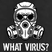What Virus Funny Gas Mask Adult Drive Performance Visor