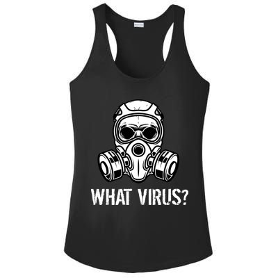 What Virus Funny Gas Mask Ladies PosiCharge Competitor Racerback Tank