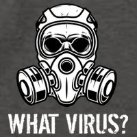 What Virus Funny Gas Mask Vector Backpack