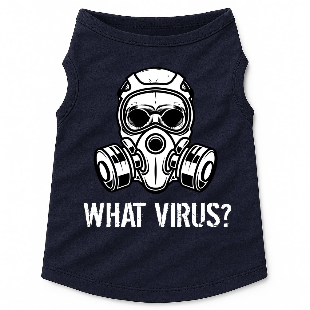 What Virus Funny Gas Mask Doggie Tank