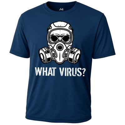 What Virus Funny Gas Mask Performance Shirt