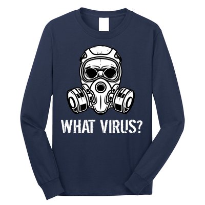 What Virus Funny Gas Mask Long Sleeve Shirt