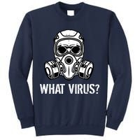 What Virus Funny Gas Mask Sweatshirt