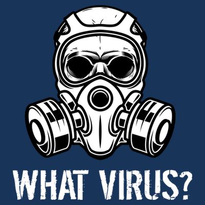 What Virus Funny Gas Mask T-Shirt
