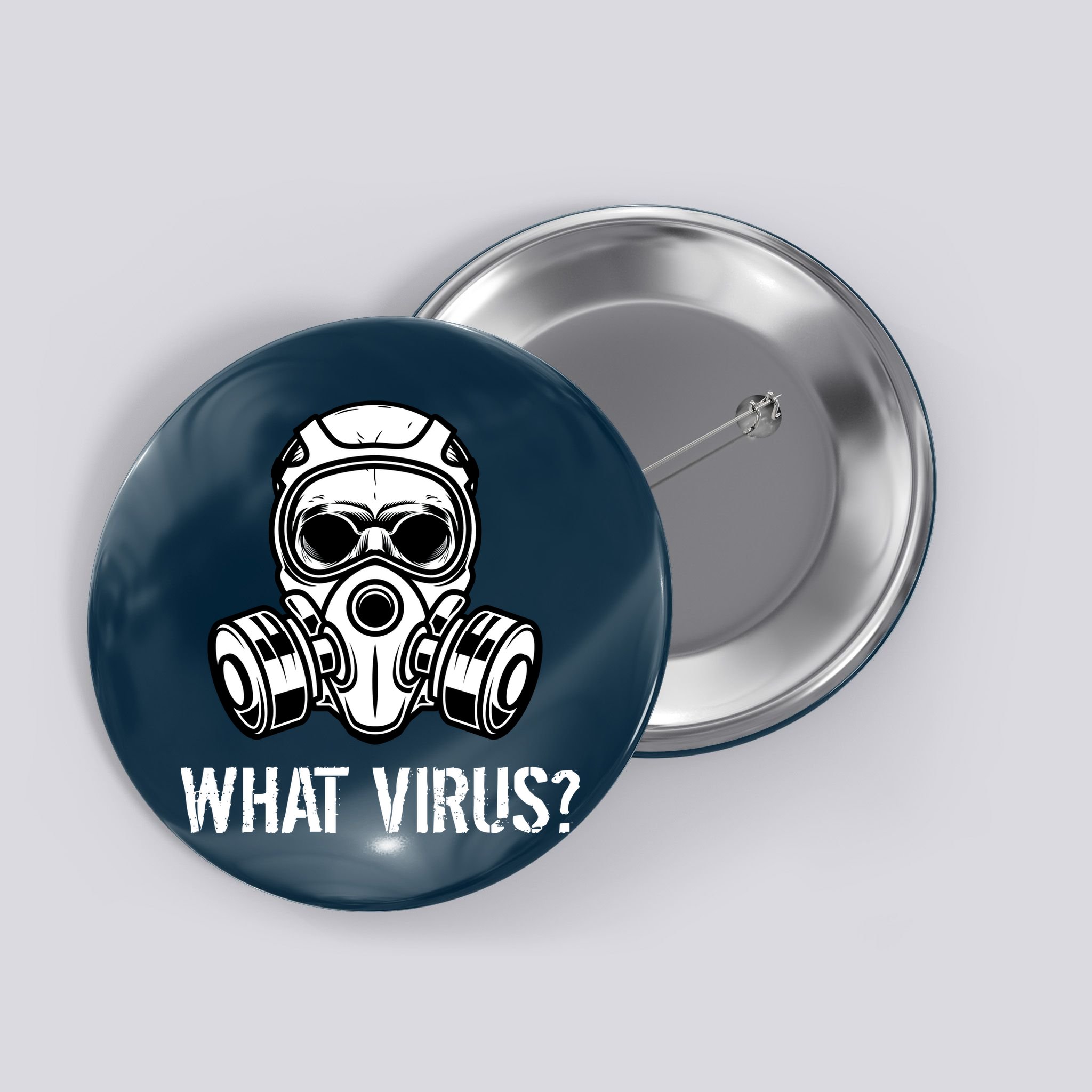 What Virus Funny Gas Mask Button