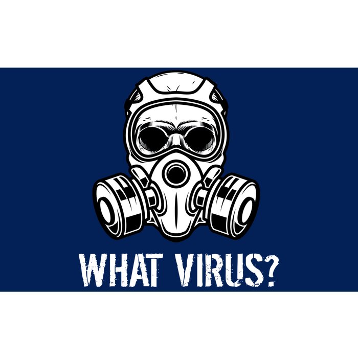 What Virus Funny Gas Mask Bumper Sticker