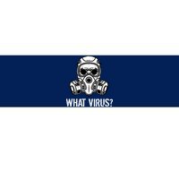 What Virus Funny Gas Mask Bumper Sticker