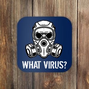 What Virus Funny Gas Mask Coaster