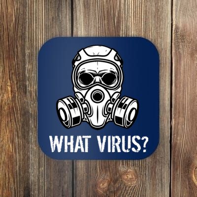 What Virus Funny Gas Mask Coaster