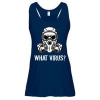 What Virus Funny Gas Mask Ladies Essential Flowy Tank