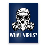 What Virus Funny Gas Mask Poster