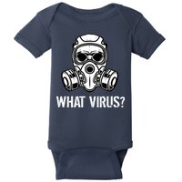 What Virus Funny Gas Mask Baby Bodysuit