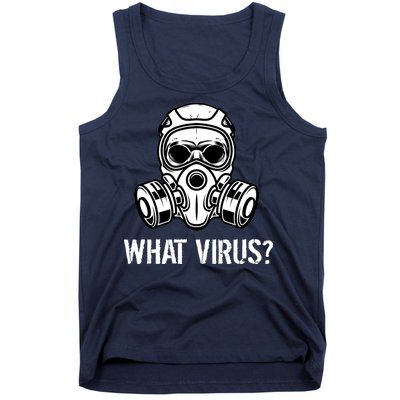 What Virus Funny Gas Mask Tank Top