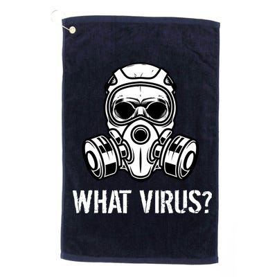 What Virus Funny Gas Mask Golf Towel
