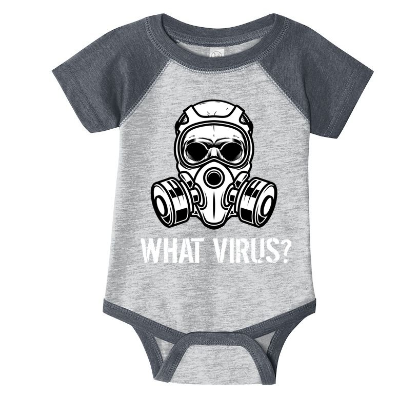 What Virus Funny Gas Mask Infant Baby Jersey Bodysuit