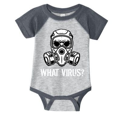 What Virus Funny Gas Mask Infant Baby Jersey Bodysuit