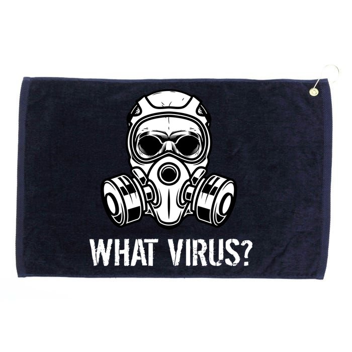 What Virus Funny Gas Mask Grommeted Golf Towel