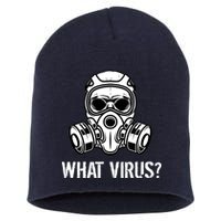 What Virus Funny Gas Mask Short Acrylic Beanie