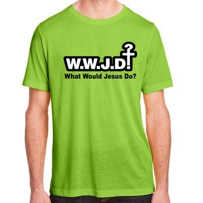 What Would Jesus Do WWJD? Adult ChromaSoft Performance T-Shirt