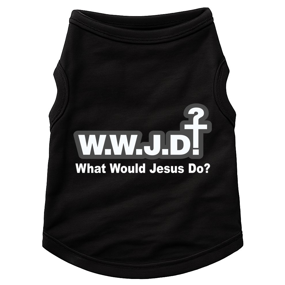 What Would Jesus Do WWJD? Doggie Tank