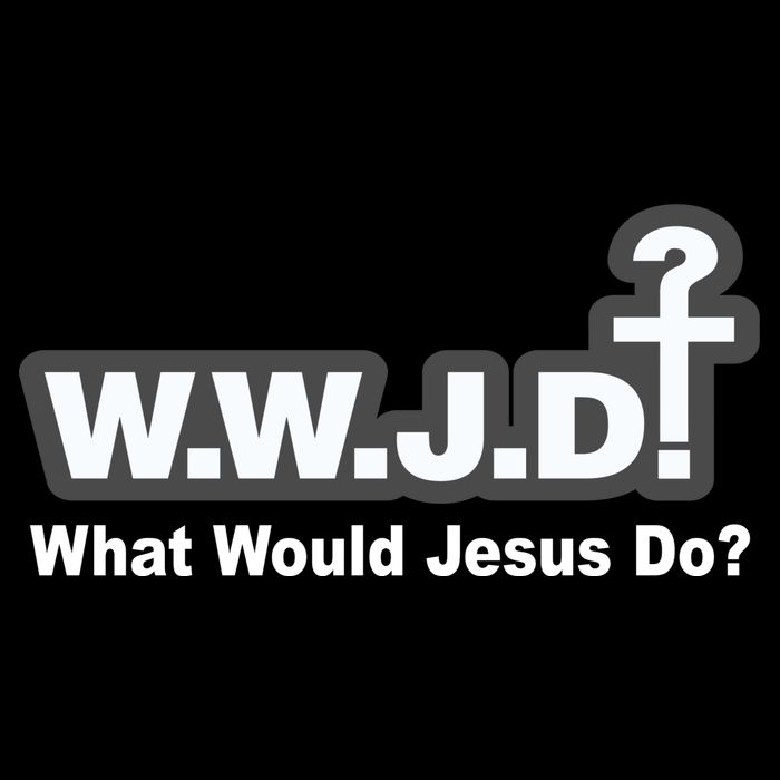 What Would Jesus Do WWJD? Flexfit Unipanel Trucker Cap