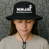 What Would Jesus Do WWJD? Bucket Hat