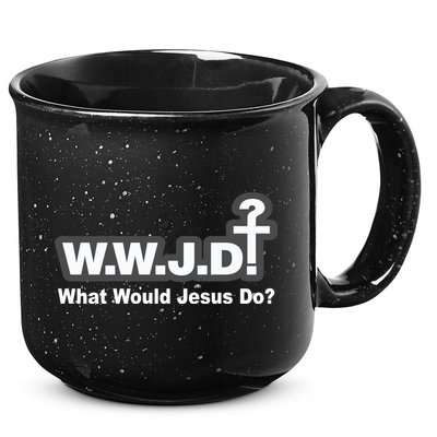 What Would Jesus Do WWJD? 15oz Campfire Ceramic Mug