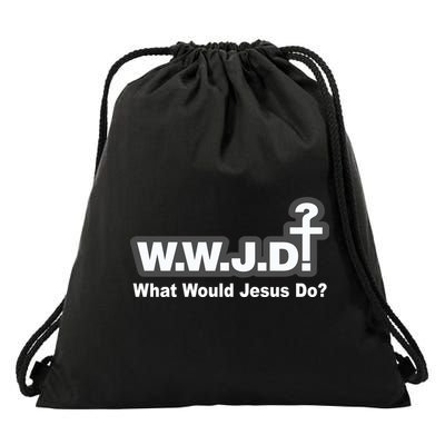What Would Jesus Do WWJD? Drawstring Bag