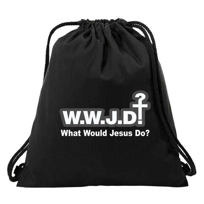 What Would Jesus Do WWJD? Drawstring Bag