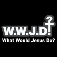 What Would Jesus Do WWJD? Drawstring Bag