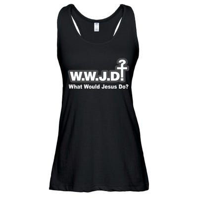 What Would Jesus Do WWJD? Ladies Essential Flowy Tank