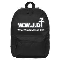 What Would Jesus Do WWJD? 16 in Basic Backpack