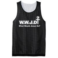 What Would Jesus Do WWJD? Mesh Reversible Basketball Jersey Tank