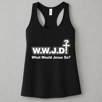 What Would Jesus Do WWJD? Womens Tank Top