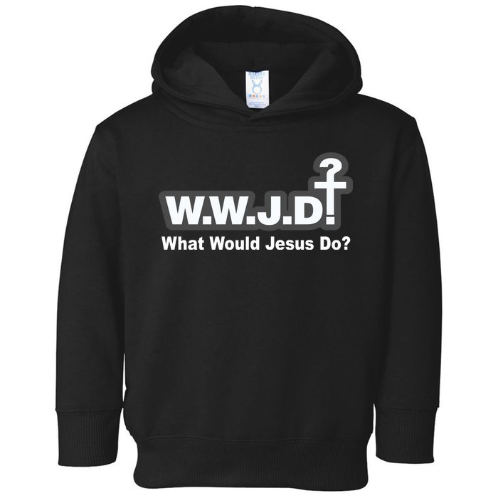 What Would Jesus Do WWJD? Toddler Hoodie