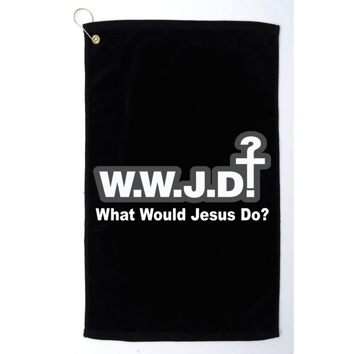 What Would Jesus Do WWJD? Golf Towel