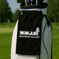 What Would Jesus Do WWJD? Golf Towel