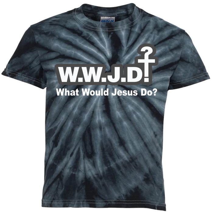 What Would Jesus Do WWJD? Kids Tie-Dye T-Shirt