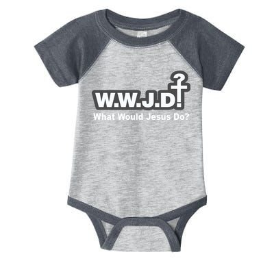 What Would Jesus Do WWJD? Infant Baby Jersey Bodysuit